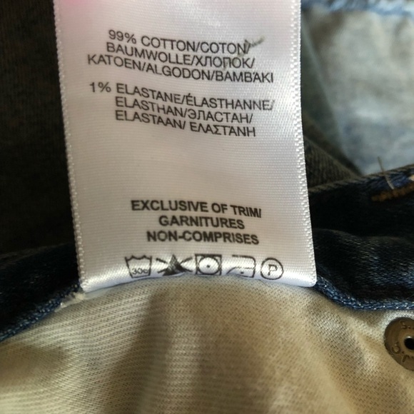 Silver Jeans Vintage Ankle Straight Size 29 Distressed with Holes - Picture 11 of 12